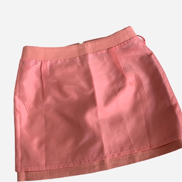 J CREW CORAL PINK COTTON MINI SKIRT CASUAL COCKTAIL SKIRT - Picture 11 of 13